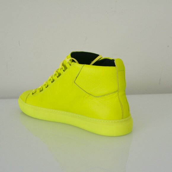 NIB BALENCIAGA MENS HITOP LEATHER SNEAKERS - Picture 4 of 8